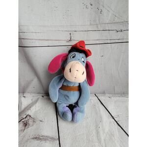 Disney Eeyore Cowboy Beanie Plush Stuffed Animal